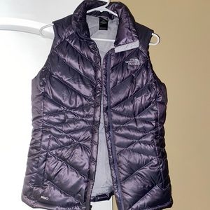 Lavender north face vest